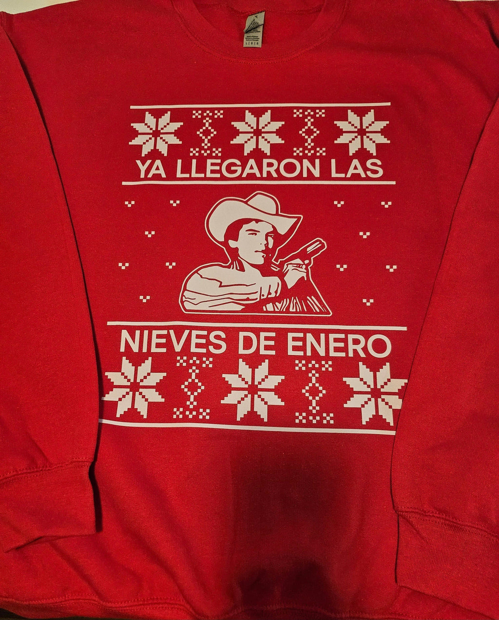 Nieves de Enero Corrido Adult Ugly Christmas Sweater
