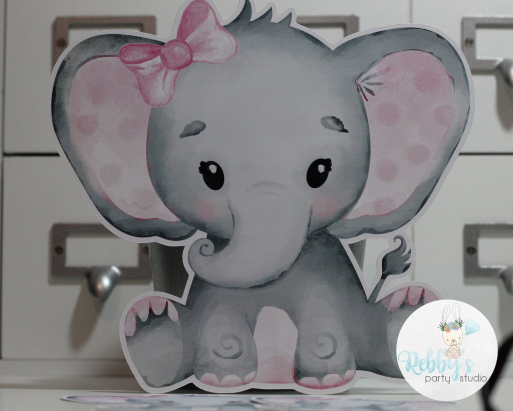 Baby Girl Elephant Cutouts