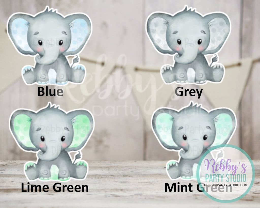 Baby Boy Elephant Cut Outs
