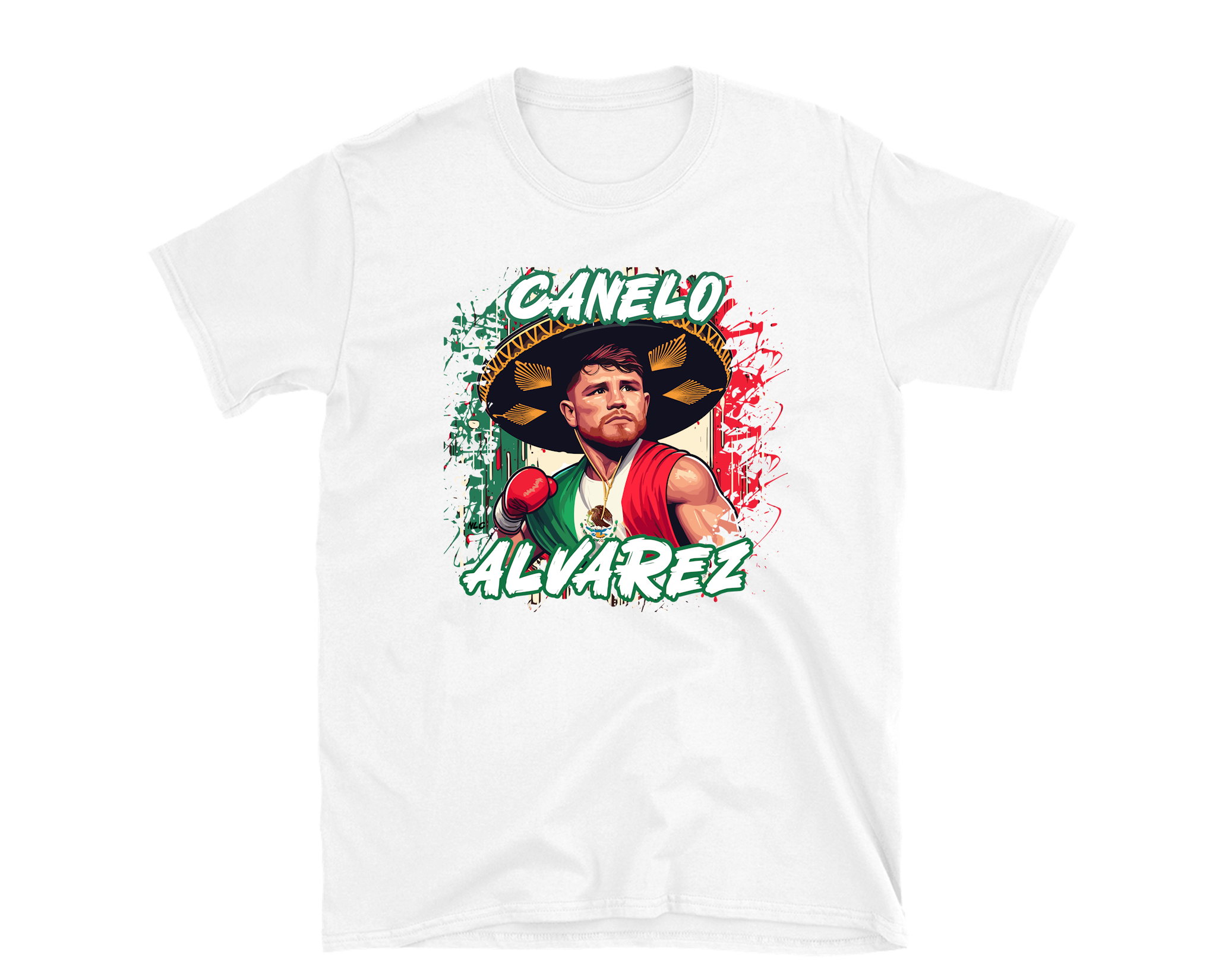 Canelo Mexican Flag Boxing Pride T-Shirt