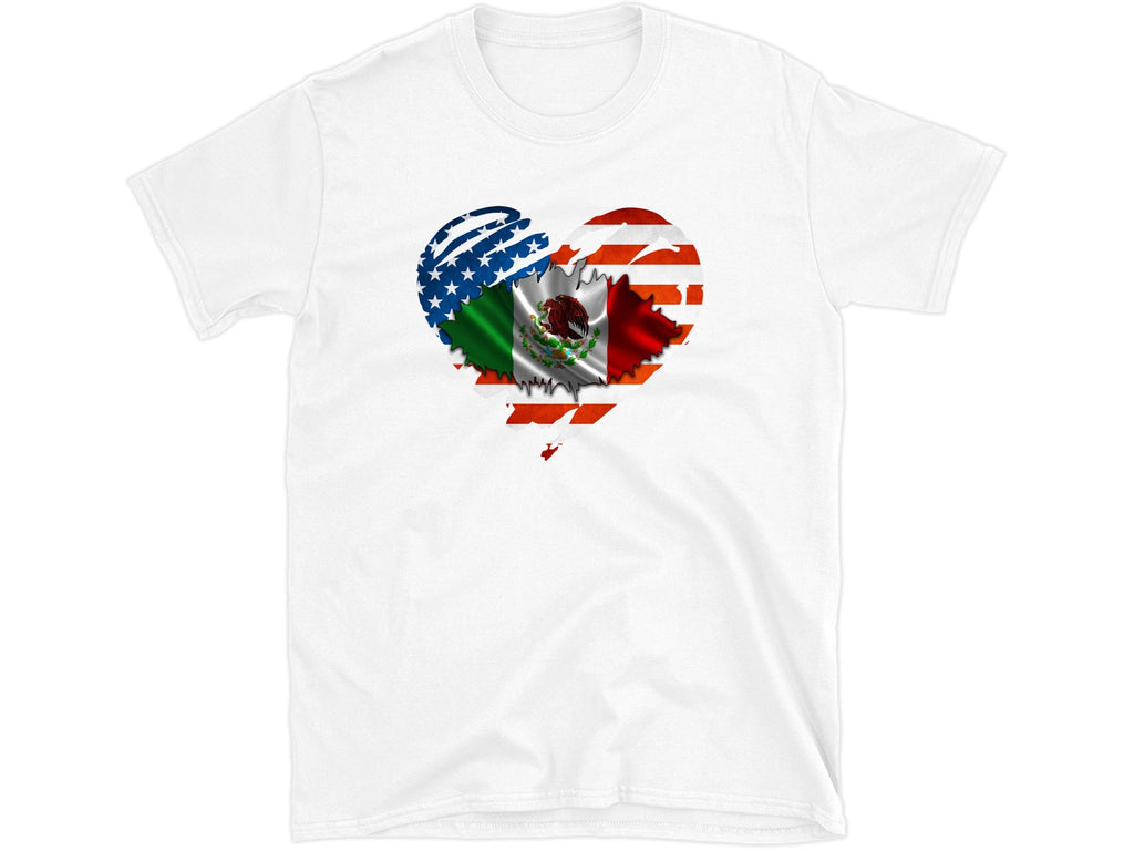 Mexican American Heart T-Shirt