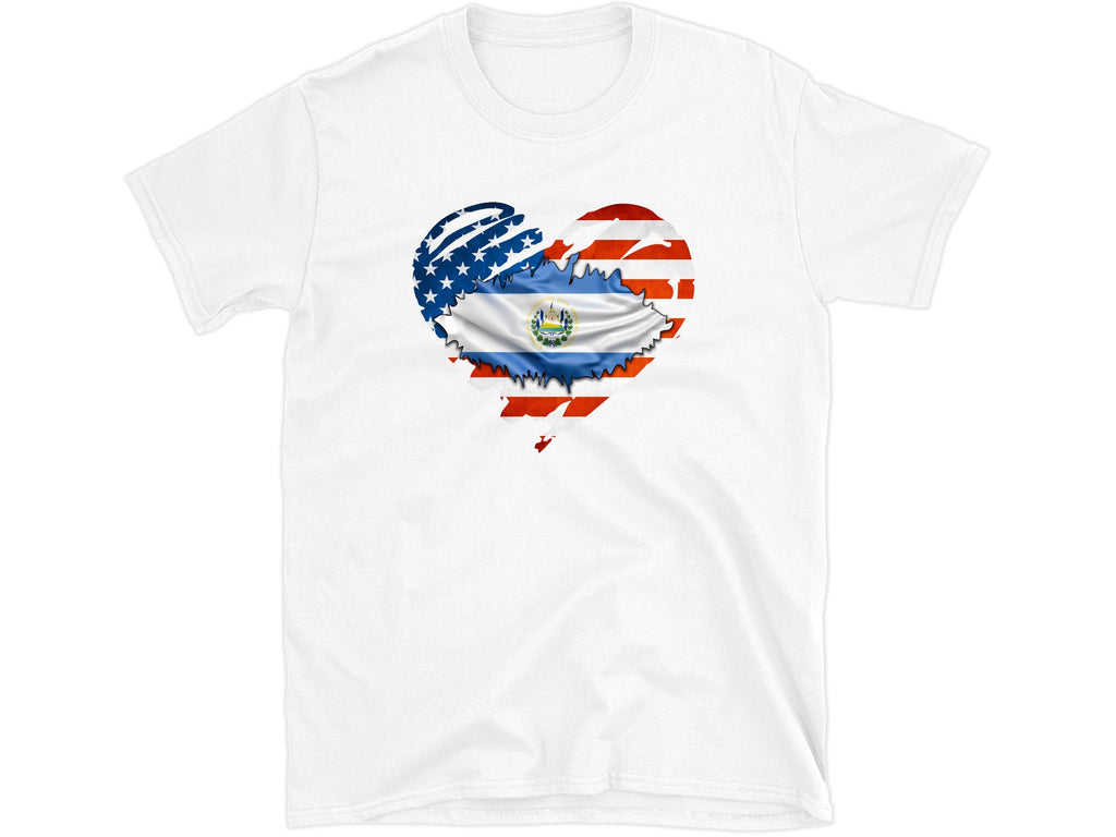 Salvadorean American Heart T-Shirt