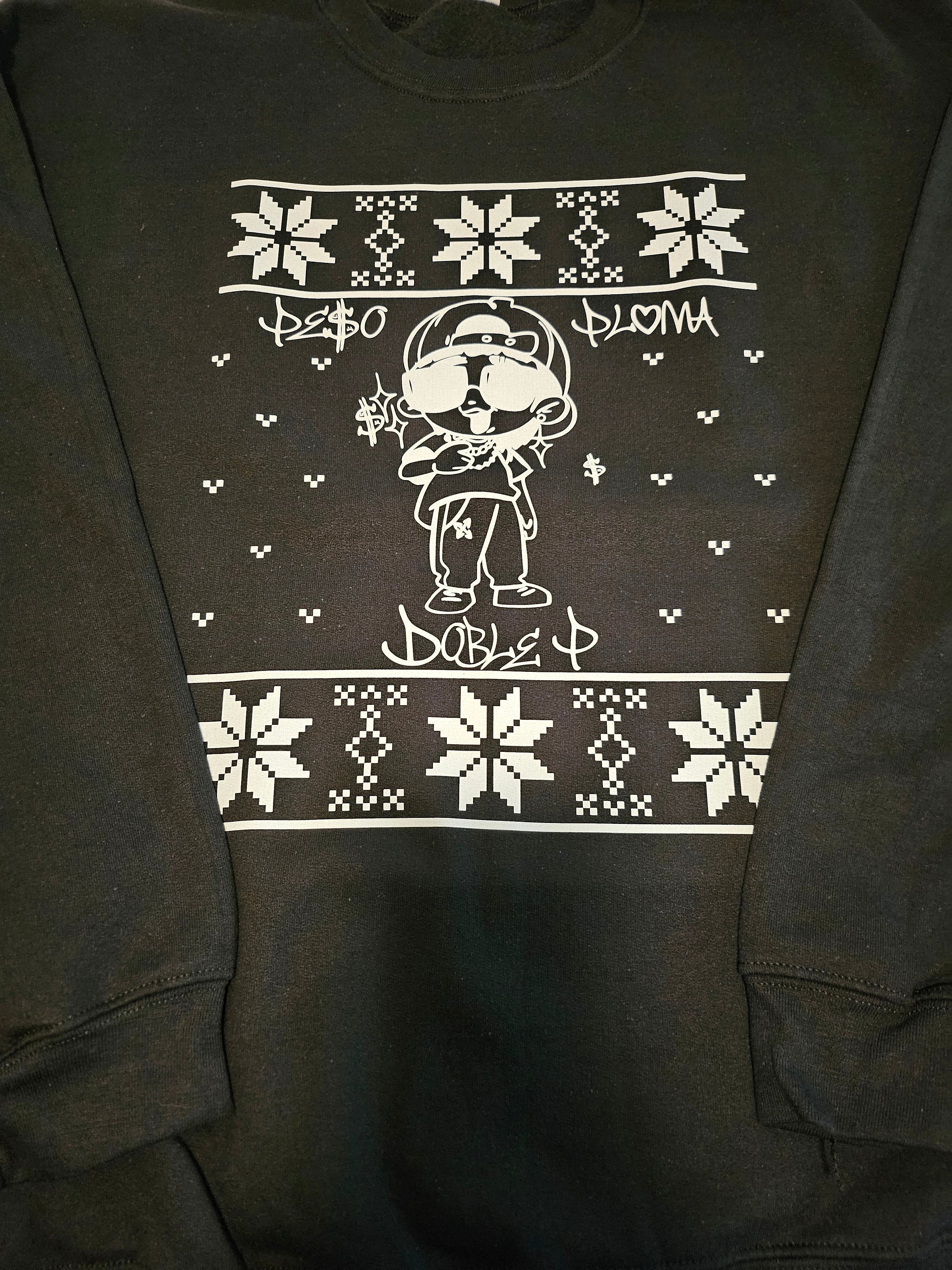 Baby Peso Doble P Adult Ugly Christmas Sweater, Adult Unisex Sweater