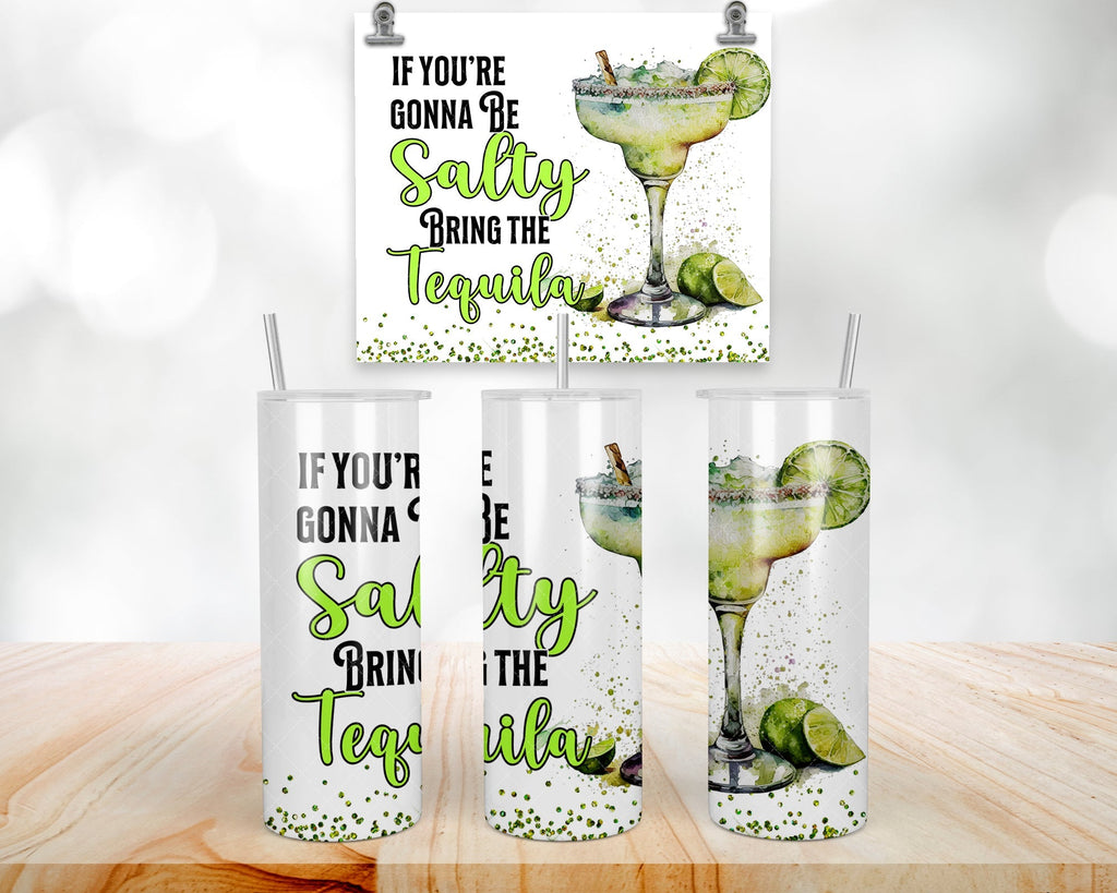 Salty Margarita 20oz Insulated Tumbler with Straw