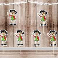 Chilindrina Party - Set of 12 Chilindrina Inspired Cupcake Toppers