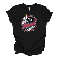 Mama Graphic T-Shirt – Funny Mom Sayings Floral Design