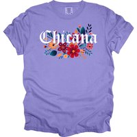 Chicana Floral Graphic Shirt | Cultural Design Tee