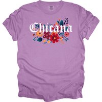 Chicana Floral Graphic Shirt | Cultural Design Tee