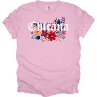 Chicana Floral Graphic Shirt | Cultural Design Tee