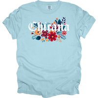 Chicana Floral Graphic Shirt | Cultural Design Tee