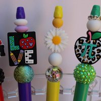 Novelty Beaded Pens | Handmade Silicone Focal Pens | Choose Your Design