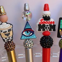 Novelty Beaded Pens | Handmade Silicone Focal Pens | Choose Your Design