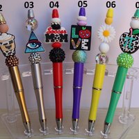 Novelty Beaded Pens | Handmade Silicone Focal Pens | Choose Your Design