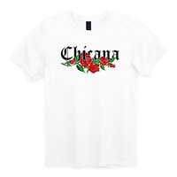 Chicana Red Roses Graphic T-Shirt