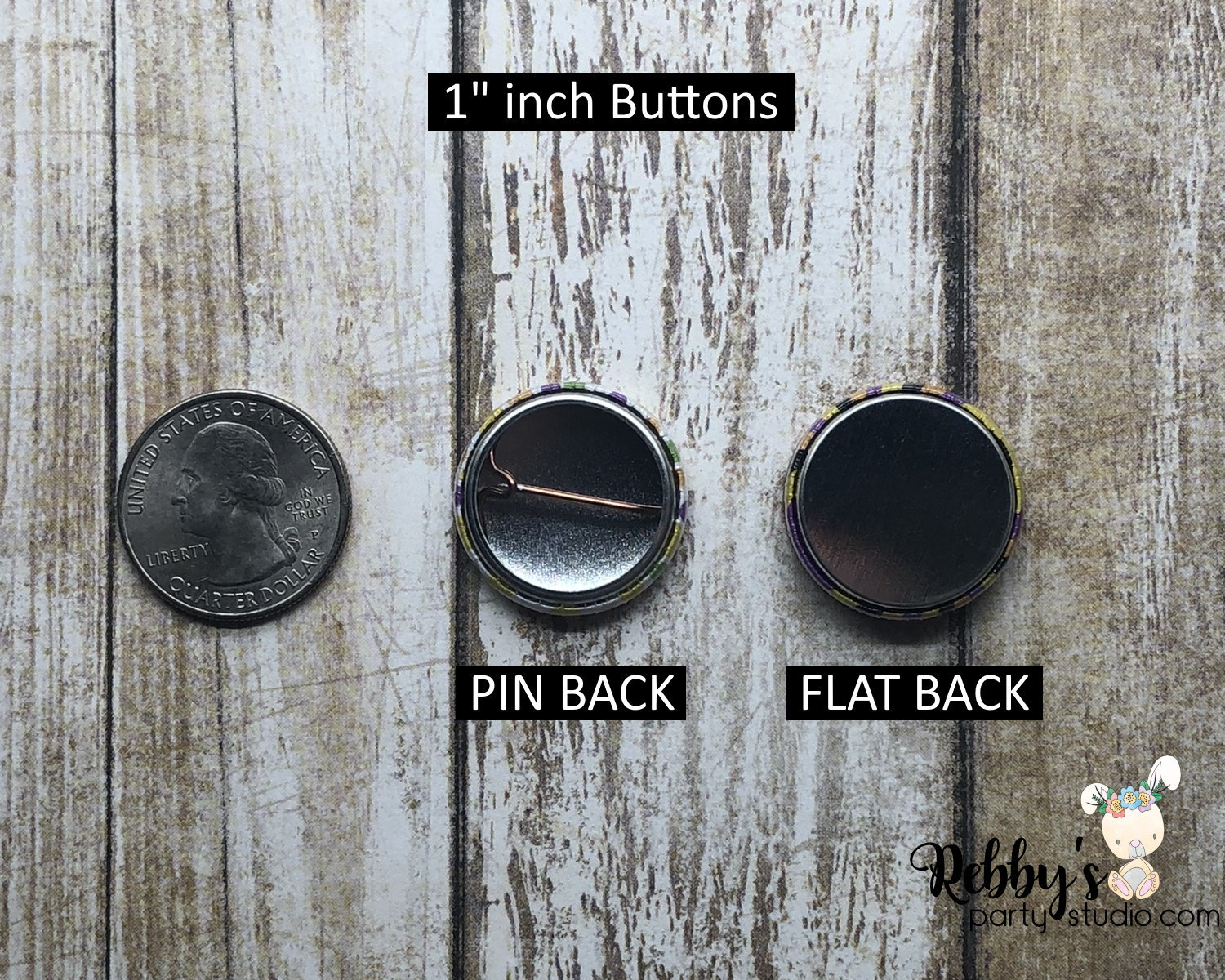 Forest Animals Mini Buttons – Party Favor Packs (1 inch)