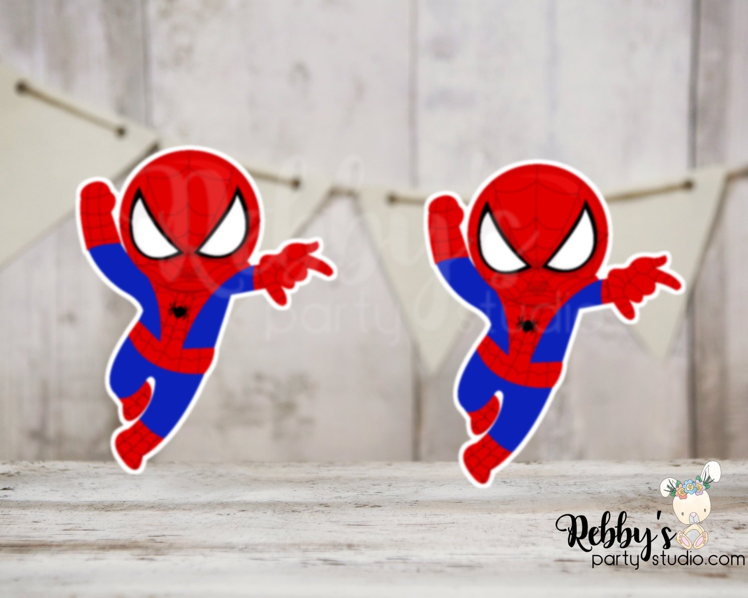Action Super Web Hero Inspired Cutouts – DIY Party Decor