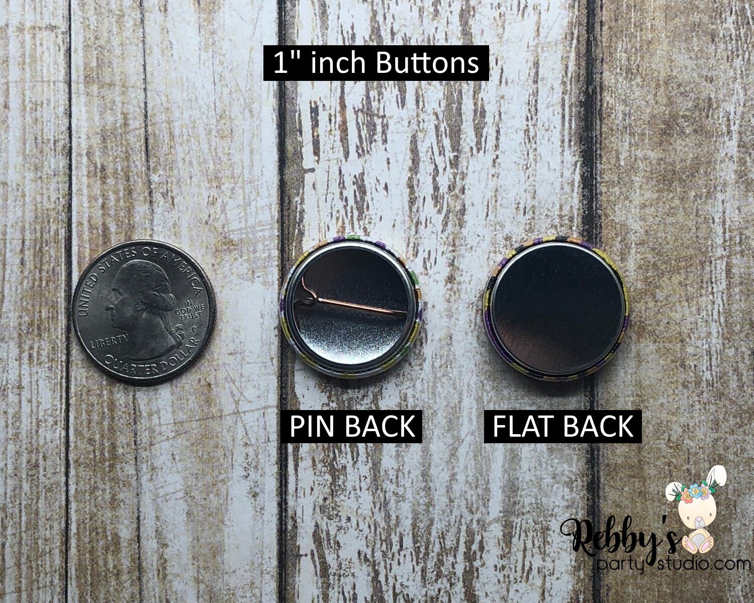 Soccer Ball Gender Reveal Pin Buttons: Pink & Blue Party Favors