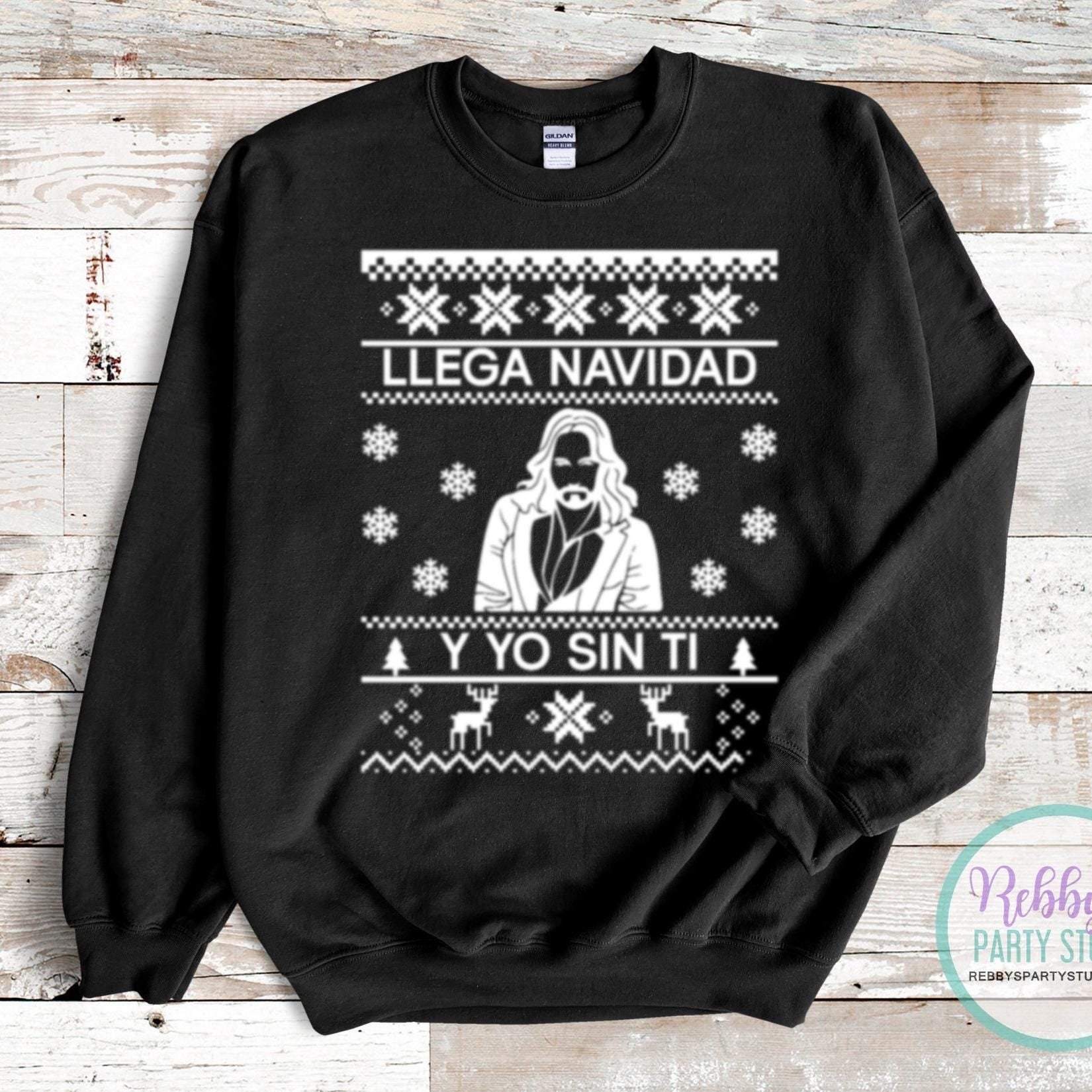Llega Navidad Y Yo Sin Ti Ugly Christmas Sweater