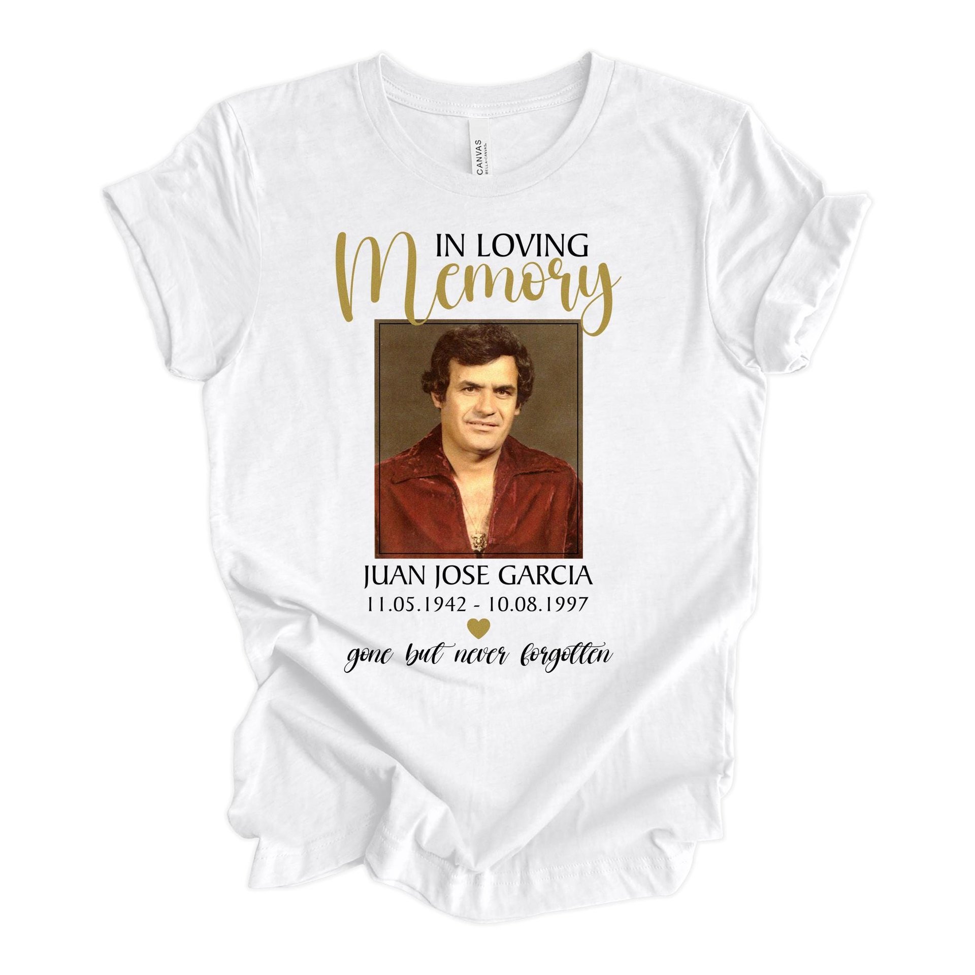 In Loving Memory Memorial Shirt – Personalized Photo Remembrance Tee