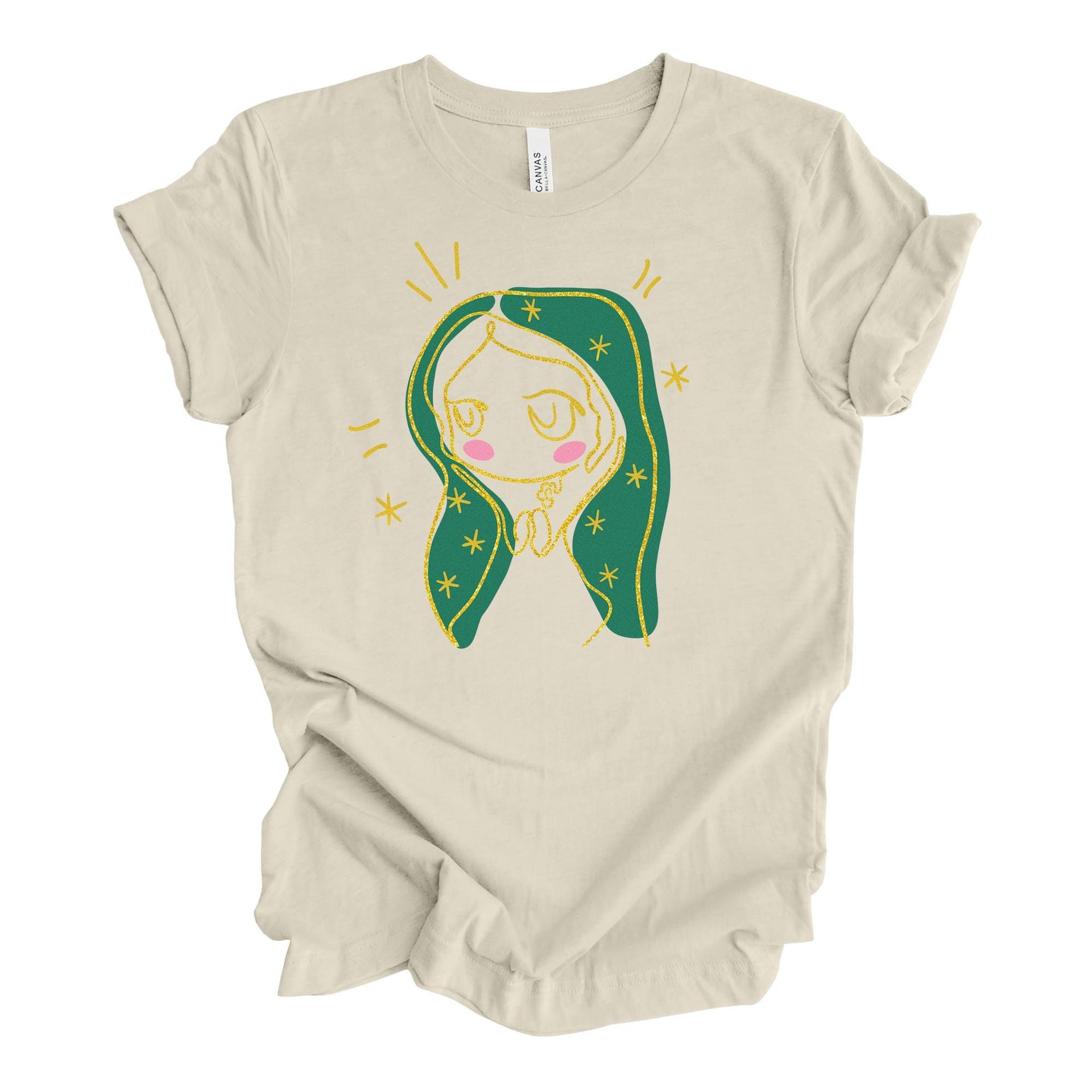 Virgencita Graphic T-Shirt – Virgen de Guadalupe Inspired Design