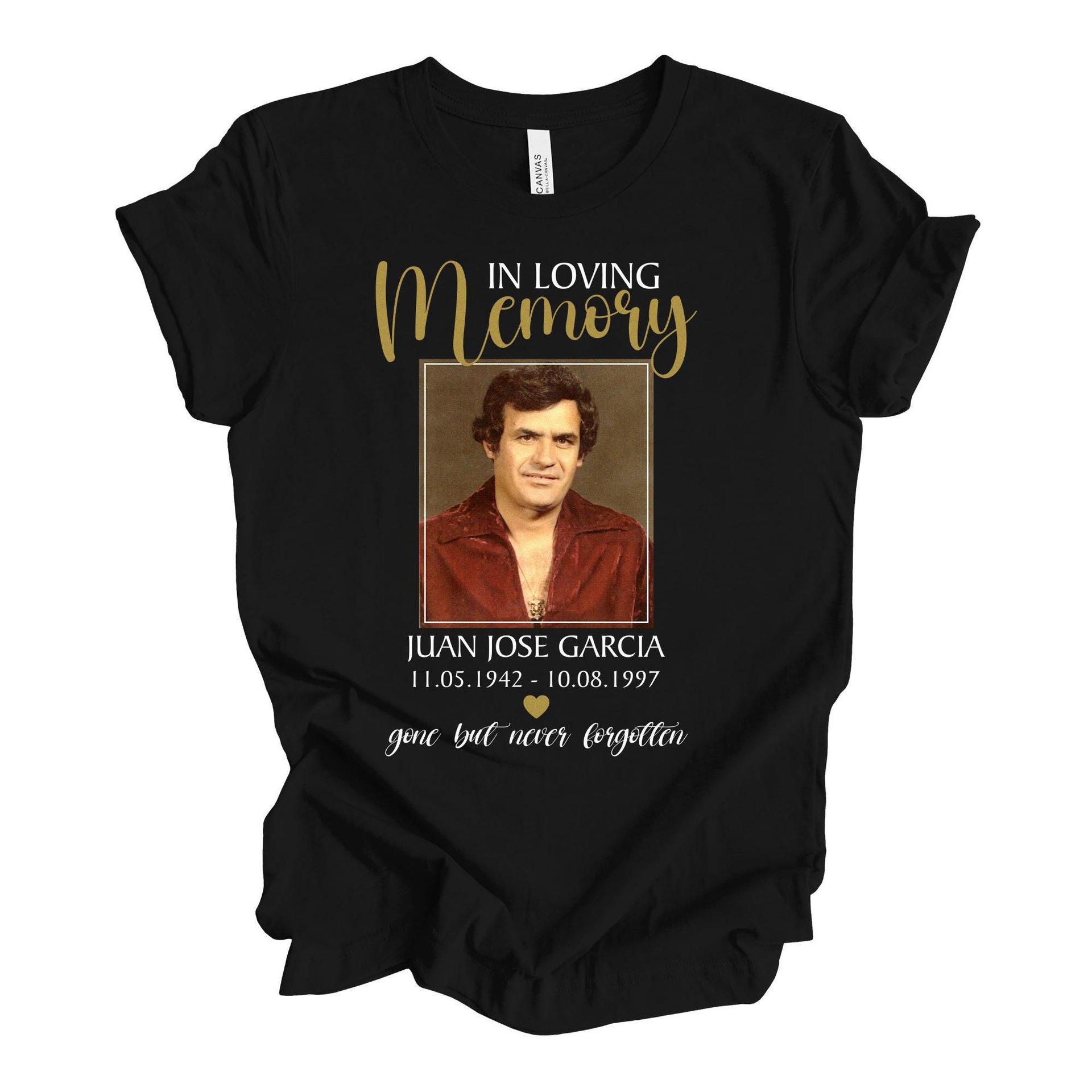 In Loving Memory Memorial Shirt – Personalized Photo Remembrance Tee