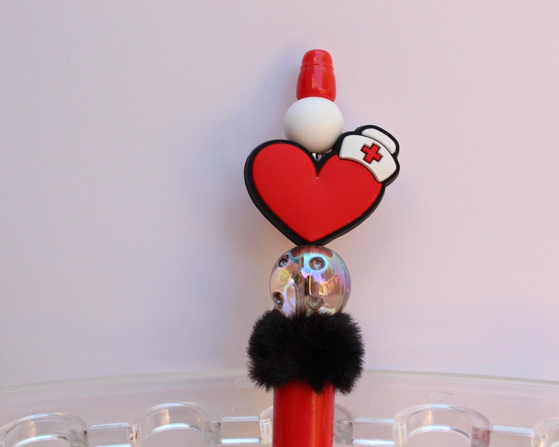Novelty Beaded Pens | Handmade Silicone Focal Pens | Choose Your Design