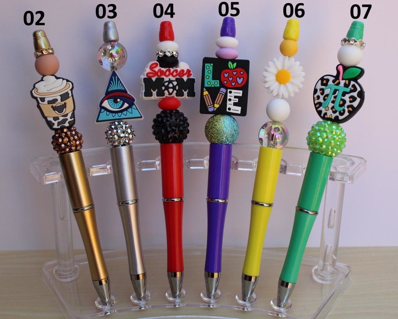 Novelty Beaded Pens | Handmade Silicone Focal Pens | Choose Your Design