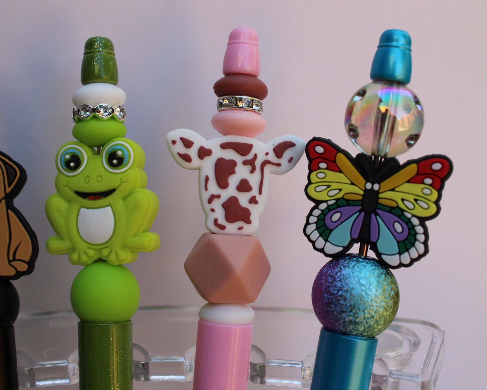 Animal Beaded Pens | Handmade Silicone Focal Pens | Choose Your Design