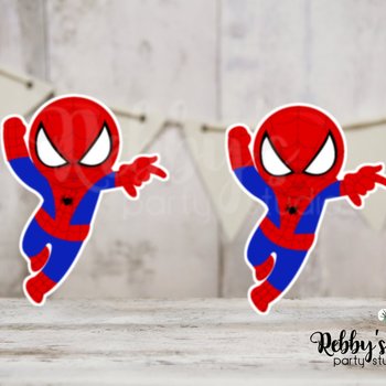 Action Super Web Hero Inspired Cutouts – DIY Party Decor