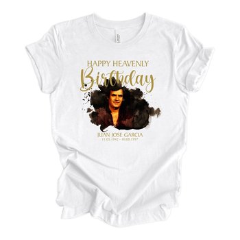 Happy Heavenly Birthday Memorial T-Shirt – Personalized Remembrance Tee