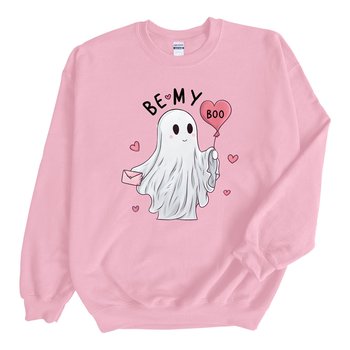 Be My Boo Ghost Crewneck Sweatshirt | Valentine Design | Unisex Gildan