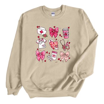 Valentine Nurse Coquette Sweatshirt | Unisex Gildan