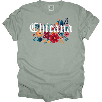 Chicana Floral Graphic Shirt | Cultural Design Tee